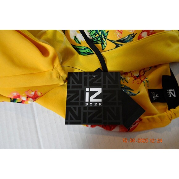 NWT iZ Byer Women’s Medium Summer Shirt - Picture 5 of 5